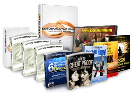 The Save My Marriage Today! course with its bonus books and email consultation